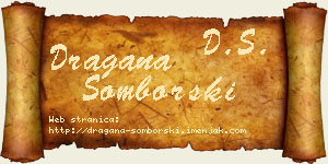 Dragana Somborski vizit kartica